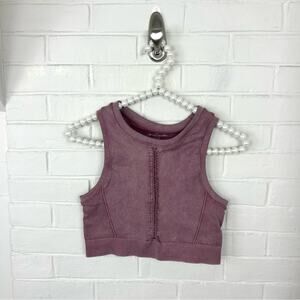 Offline By Aerie Recharge Minimal Support Braided High Neck Sports Bra M